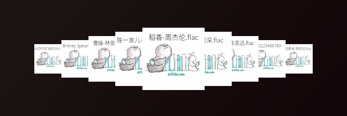 媒体封面流RecyclerCoverFlow左右滚动