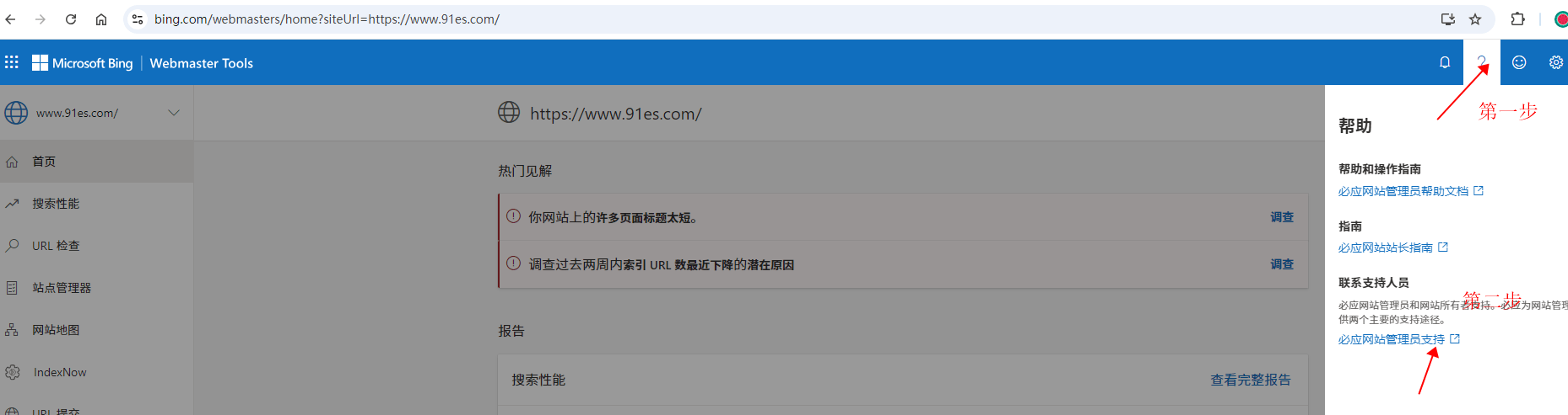 Bing(必应)不收录网站或被K的申诉方法